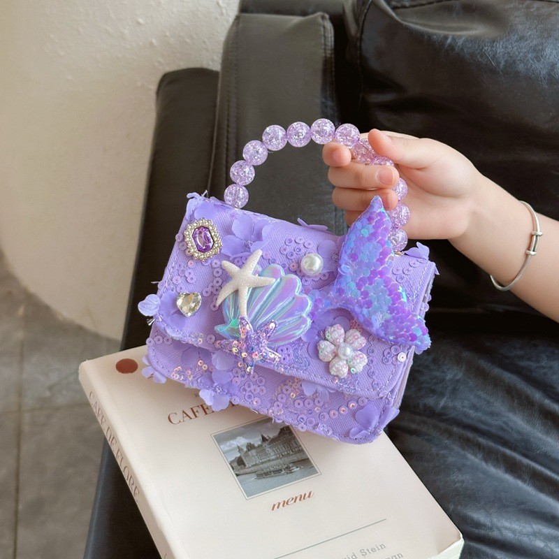 กระเป๋าถือ Mermaid Pearl อินเทรนด์ Clove Fresh Bud linshuai.my20260626