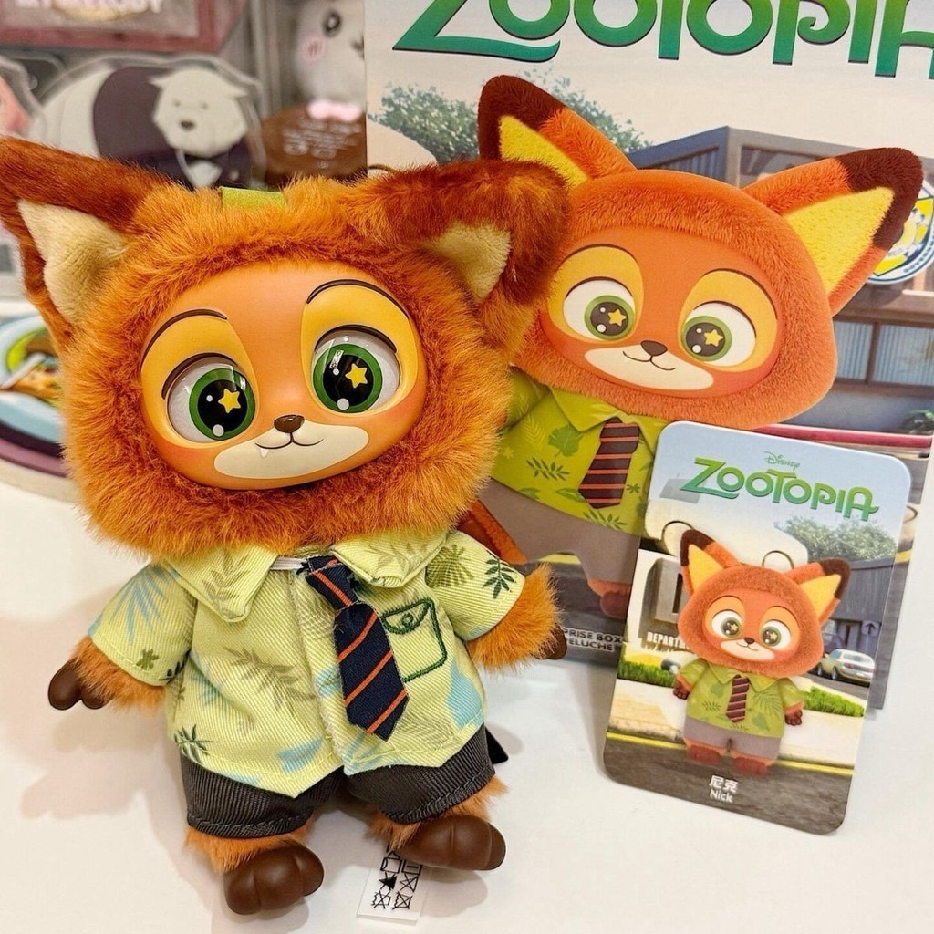 【จัดส่งรวดเร็ว】MINISO Disney Zootopia กล่องสุ่มฟิกเกอร์ไวนิล ตุ๊กตาสะสม ของเล่นสุ่ม ของขวัญวันเกิด ลิขสิทธิ์แท้