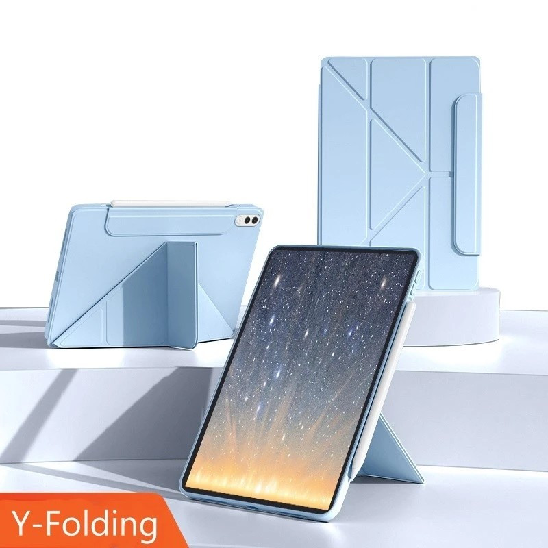 Lenovo Legion Y700 Gen 2 / Y700 Gen 3 8.8 นิ้วกรณีพลิก Simple Buckle 3 Y-Fold Magnetic Casing