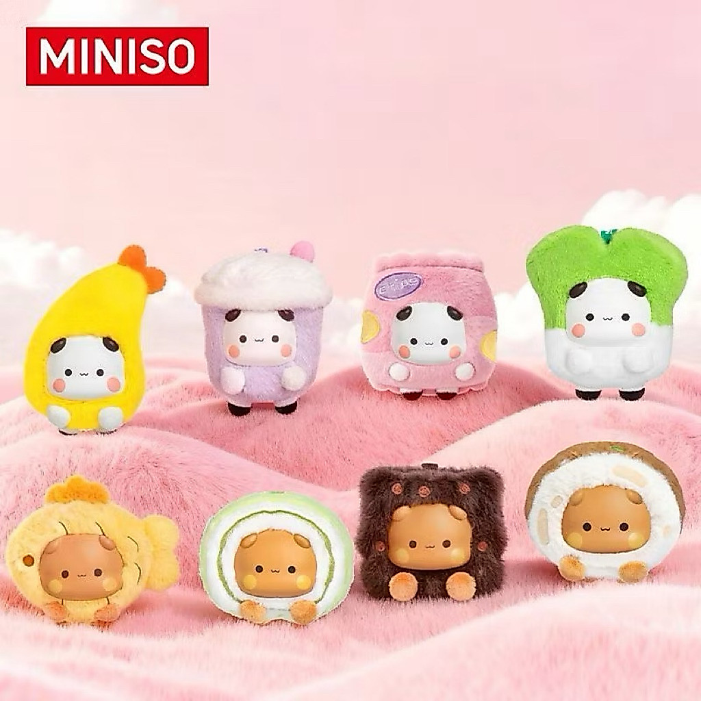 พร้อมส่งจากไทย Yier Bubu&dudu กล่องสุ่ม สุ่ม blind box cute panda พวงกุญแจหมีน่ารัก สุดฮิต