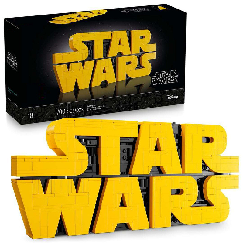 เข้ากันได้กับ Star Wars Series 75407 Star Wars โลโก้บล็อกตัวต่อประกอบของเล่นโมเดล