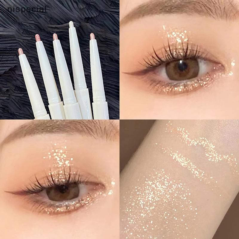 [further2023] Matte Diamond Eyes Pencil Shining Glow Pen Rich Color Long Lying Silk Pen Silkworm Lying Pen Makeup Cosmetics Beauty Tool [TH]