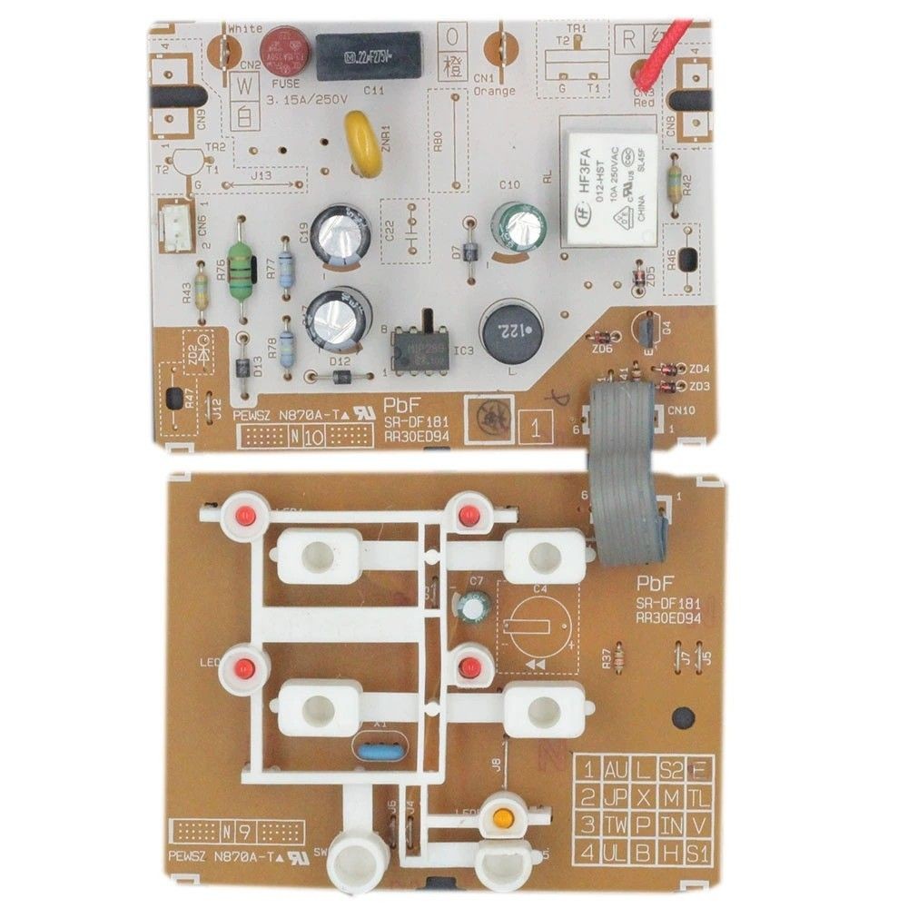 ชิ้นส่วนหม้อหุงข้าว Panasonic SR-DF181 บอร์ดหลัก DF151 บอร์ดควบคุม บอร์ดแสดงผล DF101 บอร์ดไฟ