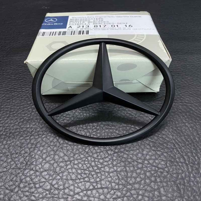 Mercedes-Benz A45 A180 A200 A260 A220 ดัดแปลง Sub-Black ป้ายด้านหลังป้ายกลมด้านหลังป้ายรถสาม-Prong L