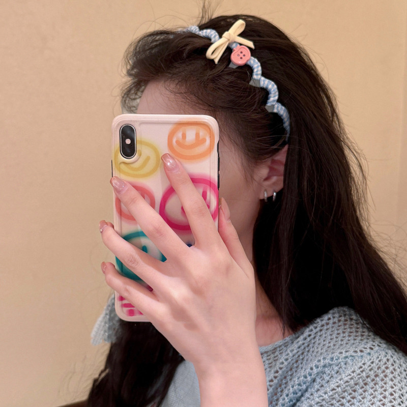 ตัวปักโบว์ผมลายดอกไม้สดใสสไตล์เกาหลีสำหรับเด็กหญิงและนักเรียน - รูปที่ 5