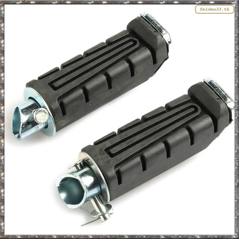 [LHY] Moto สีดําด้านหลังพักเท้าหมุดเท้าเหยียบซ้ายและขวารถจักรยานยนต์ยาง Spikes สําหรับ YBR 125 XTZ 1