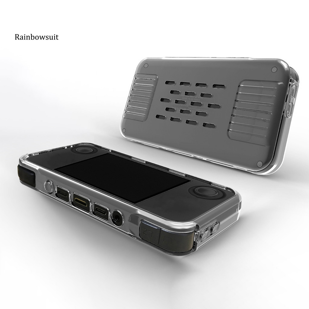 [RB] เคส Tpu กันฝุ่น Anbernic Rg35xx H น้ําหนักเบาใส Tpu เกมคอนโซลฝาครอบป้องกันสําหรับเครื่องวิดีโอเ