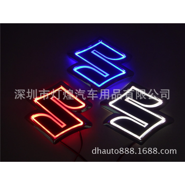 5D Suzuki Car Logo Hybrid Power Swift Otto Jimny Tianyu ไฟโลโก้รถยนต์ LED ไฟท้ายโลโก้รถยนต์