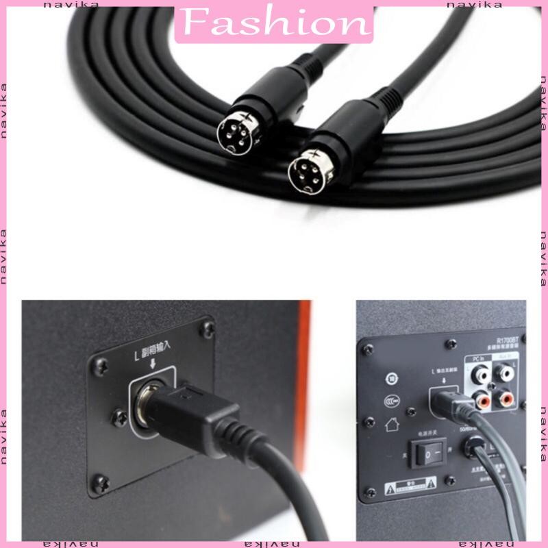 NAV ยืดหยุ่น 4Pin DIN สําหรับ R1700BTR1600TIII ลําโพง Setups ประสิทธิภาพ