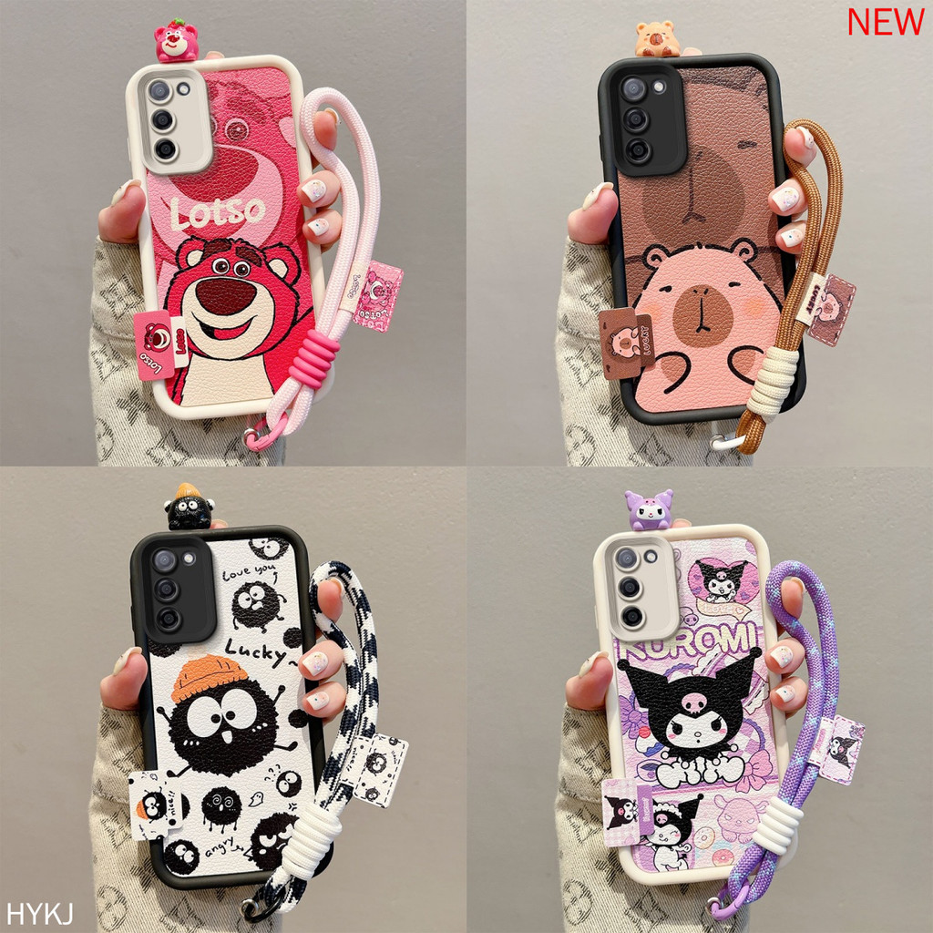 เคส oppo A94 Reno5z Reno6z 5G อะนิเมะการ์ตูน TPU ซิลิโคนอ่อนนุ่ม 3D ของเล่นตุ๊กตาน่ารักเคสโทรศัพท์ B