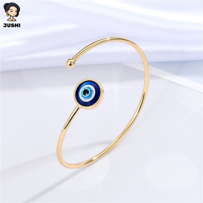 JUSHI Devils Eye 18K Gold สร้อยข้อมือแฟชั่น Vintage Holiday ของขวัญเครื่องประดับ Extravaganza อุปกรณ์เสริม Party
