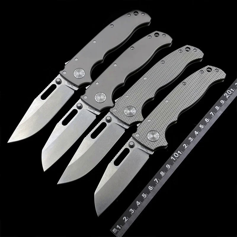 DEMKO KNIVES Titanium alloy AD 20 folding knife Outdoor camping hunting pocket tactical defense EDC 