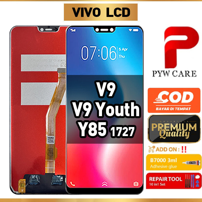 หน้าจอ LCD ที่รองรับสําหรับ Vivo V9 / V9 Youth / Y85A / Y85(1727) หน้าจอ LCD