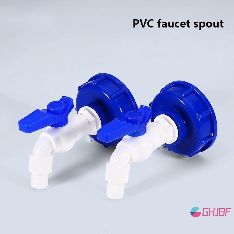 GHJBF] 1 PC ทนทาน IcBC Tank Tap อะแดปเตอร์ S60*6 ด้ายหยาบ To คอเต่า 1/2'' 3/4 เชื่อมต่อวาล์ว Garden 