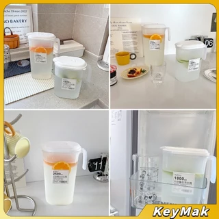 KeyMak เหยือกน้ำสไตล์ญี่ปุ่น จุปริมาณได้เยอะ 1800ml/2500ml เนื้อหนาทนทาน ขวดน้ําขนาดใหญ่ Cold kettle