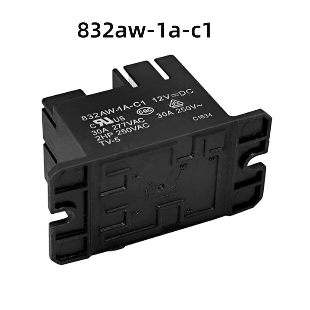 2pcs รีเลย์ 832AW-1A-C1 12V 832AW 1A C1 12 30A 4PIN ปกติเปิดรีเลย์วัตถุประสงค์ทั่วไป UXFW