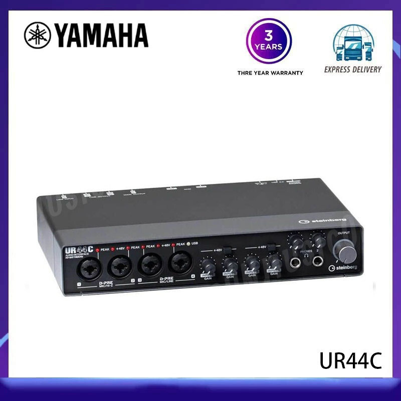 YAMAHA Steinberg UR44C อินเทอร์เฟซบันทึก USB TypeC ใหม่