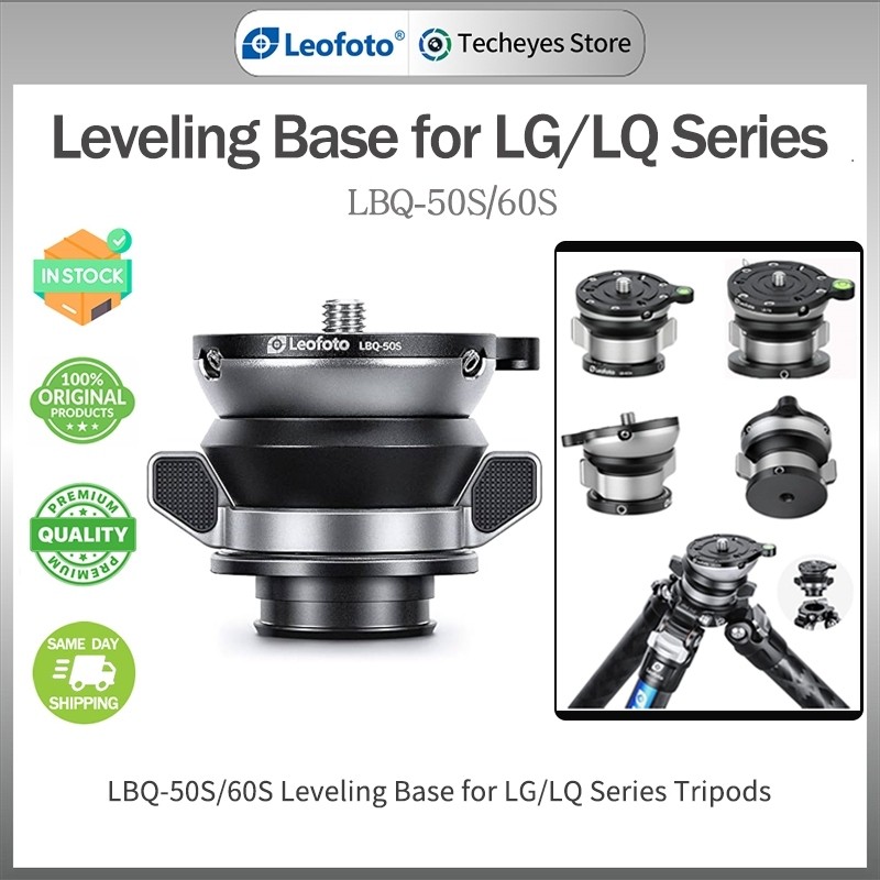 Leofoto LBQ50S/60S ฐานปรับระดับอเนกประสงค์สําหรับขาตั้งกล้อง LG/LQ Series