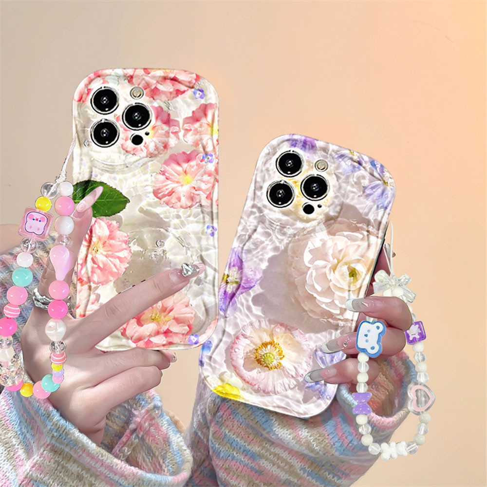 น้ําระลอกดอกไม้ปลอกhp Oppo A5 5G A5X A5 Pro A3X A60 A16 A38 A18 A17 A58 A78 A17K A15 A5S A77s A79 A3