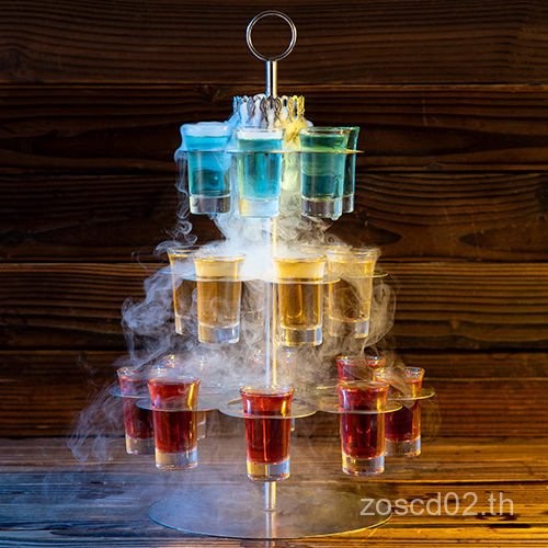 ของใช้แนะนํา ⭐ Bingqian Er Ma Er Ma Qi Tang โรงแรมบาร์ Rainbow ถังแก้วชั้นวางไวน์แก้วค็อกเทลชุดไวน์ 