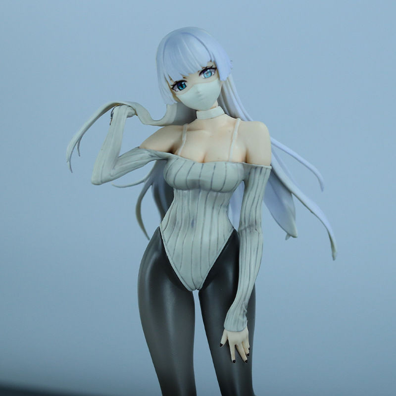 รองเท้าผ้าใบ x High Slit x Mask IVY IVY อะนิเมะรูปสาวสวย