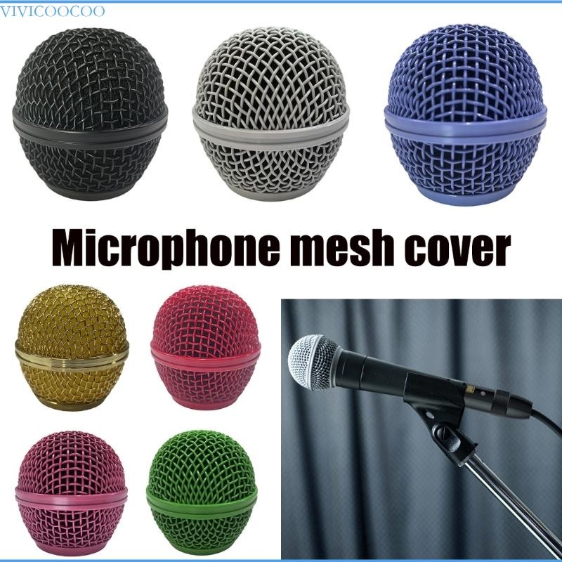 VIVI โลหะตาข่ายไมโครโฟนหัว Mic Grille สําหรับ SM58S SM58LC UT2 ซ่อม