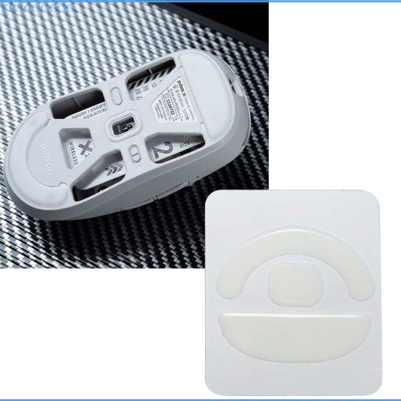 VIVI Esptiger Gaming Mouse Skates Ice Version Mouse Feet 1Pack สําหรับ Pulsar X2 Mini Mouse Mice Fee