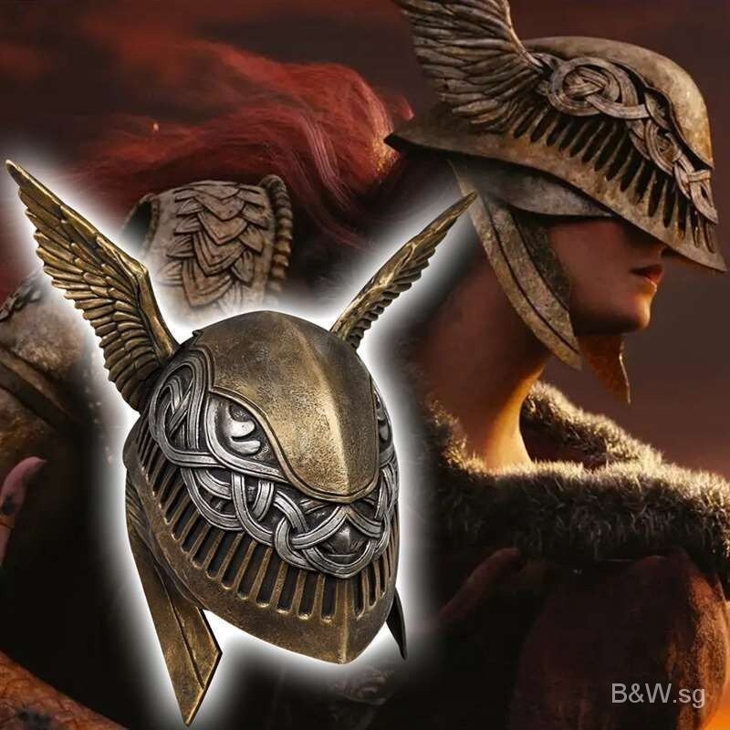 [คอสเพลย์] หมวกกันน็อค Elden Ring Valkyrie เครื่องประดับเรซิน หมวกกันน็อค Malenia