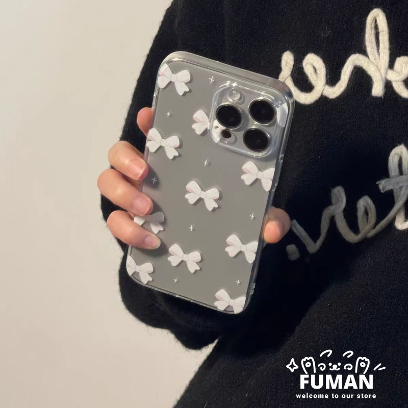 Insสไตล์โบว์สีขาวเคสโทรศัพท์สําหรับVivo T4X T3X T3 T2 T2X T1 T1X Pro Lite S30 S1 Pro Mini V15 V11 V1