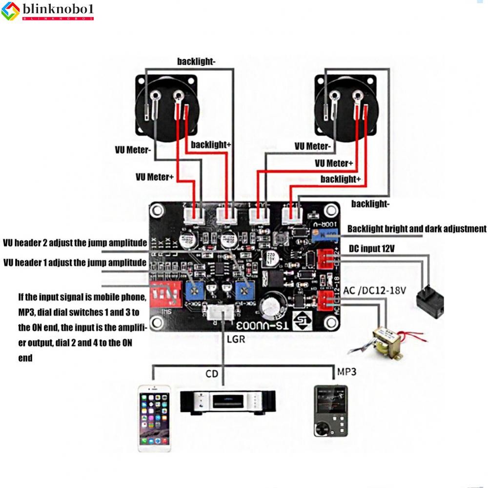 Professional Craftsmanship VU Meter Driver Board สําหรับ TS VU003 Superior Precision