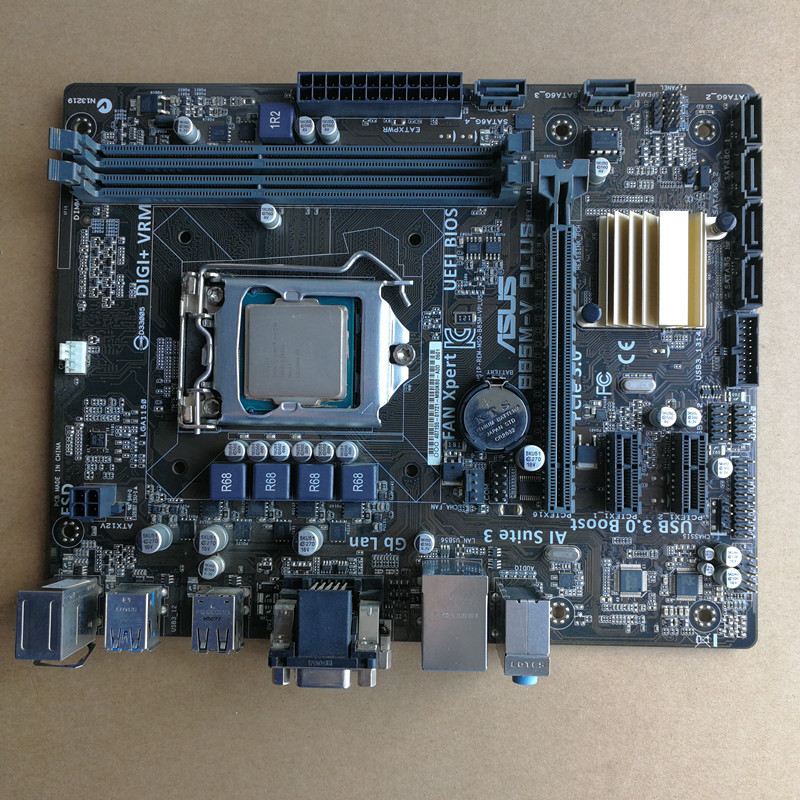 Asus B85 พร้อม Intel/E3-1230/1231/1245 V3 คอมพิวเตอร์ 3rd Generation หน่วยความจําเมนบอร์ด CPU ชุด