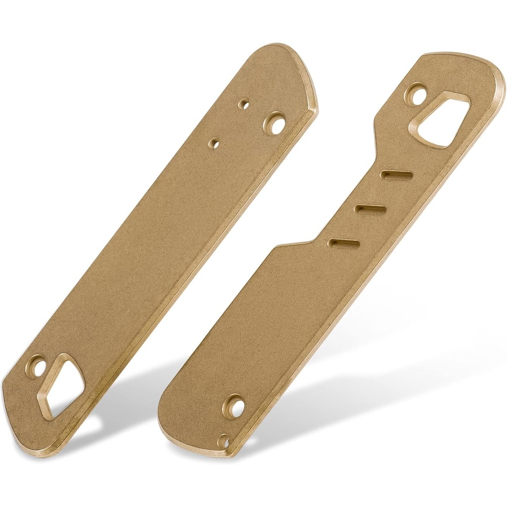 1 คู่ Handle Patch เครื่องชั่งไทเทเนียมแบบกําหนดเองสําหรับ T4 Multitool (ทองเหลือง) Y7AK