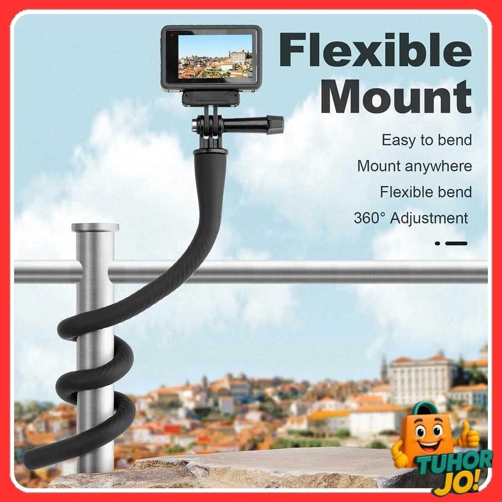 TELESIN ที่ยึดกล้องแบบยืดหยุ่นสําหรับกล้อง GoPro DJI Action - TE-FM-002