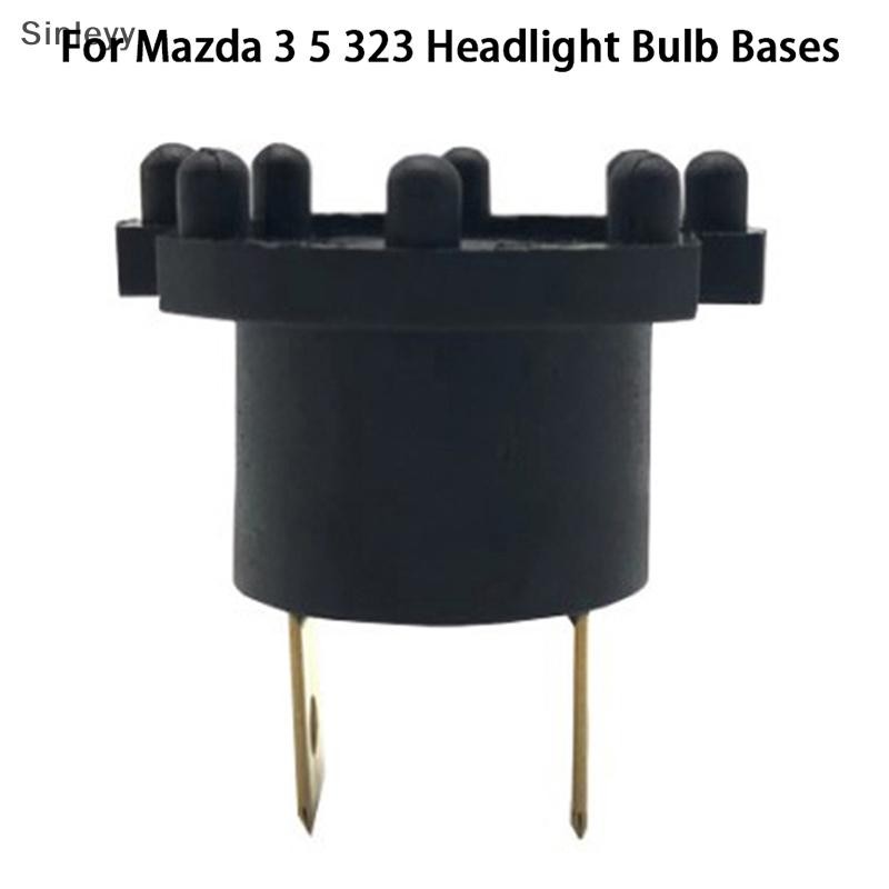 NLE ใหม่ 1PCS สําหรับ MAZDA 3 5 323 ไฟหน้าหลอดไฟฐานของแท้สําหรับ MAZDA 2 De 3 323 Bk Bj ไฟหน้าซ็อกเก