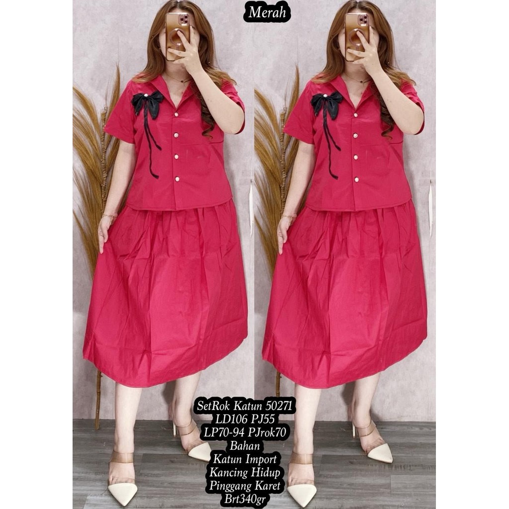 KATUN COTTON SKIRT SET 50271 340GRAM BESTSEELR