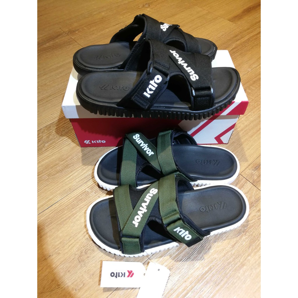 Kito Survivor Series รองเท้าแตะยางพารา สวมใส่สบายและไม่ลื่น ทนทานต่อการใช้งาน