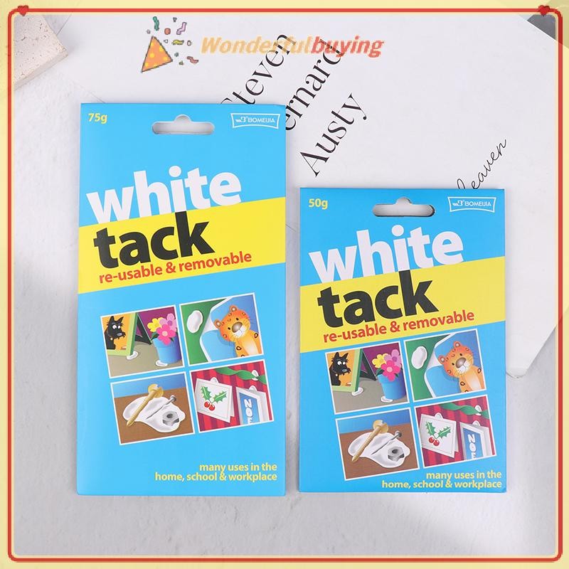 WBTH สีขาว Tack กาวนํามาใช้ใหม่ Putty Sticky Tack ปลอดสารพิษที่ถอดออกได้ Wall Frames Party Vary