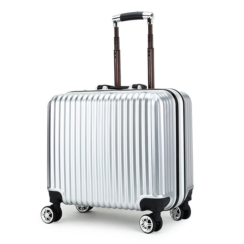 Universal ล้อนิ้วรถเข็นอินเทรนด์ Mini ผู้ชายผู้หญิงธุรกิจ 18 กระเป๋าเดินทางขนาดเล็กสไตล์ใหม่กระเป๋าเ