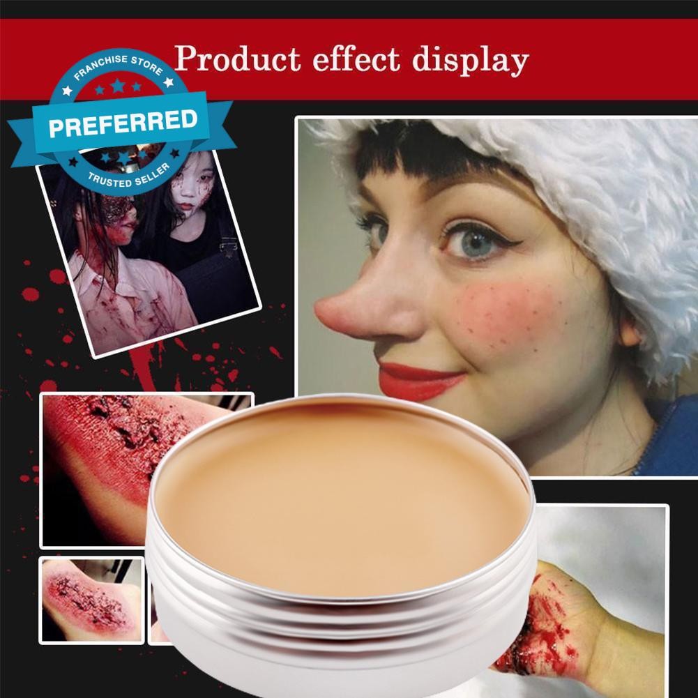 แต่งหน้าฮาโลวีน Cool Nose Modeling Putty Skin Wax Scar เครื่องสําอางปลอม B7t6