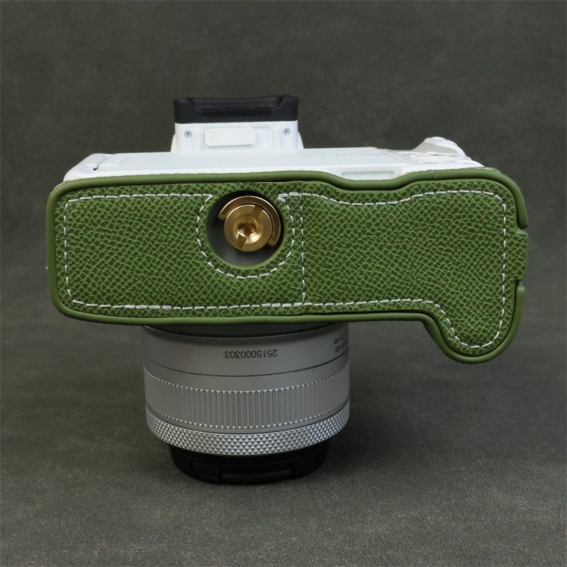 PU ครึ่งสําหรับ Canon EOS R50 กล้องป้องกันฐานด้านล่างสําหรับ Canon EOS R100 กระเป๋ากล้องอุปกรณ์เสริม