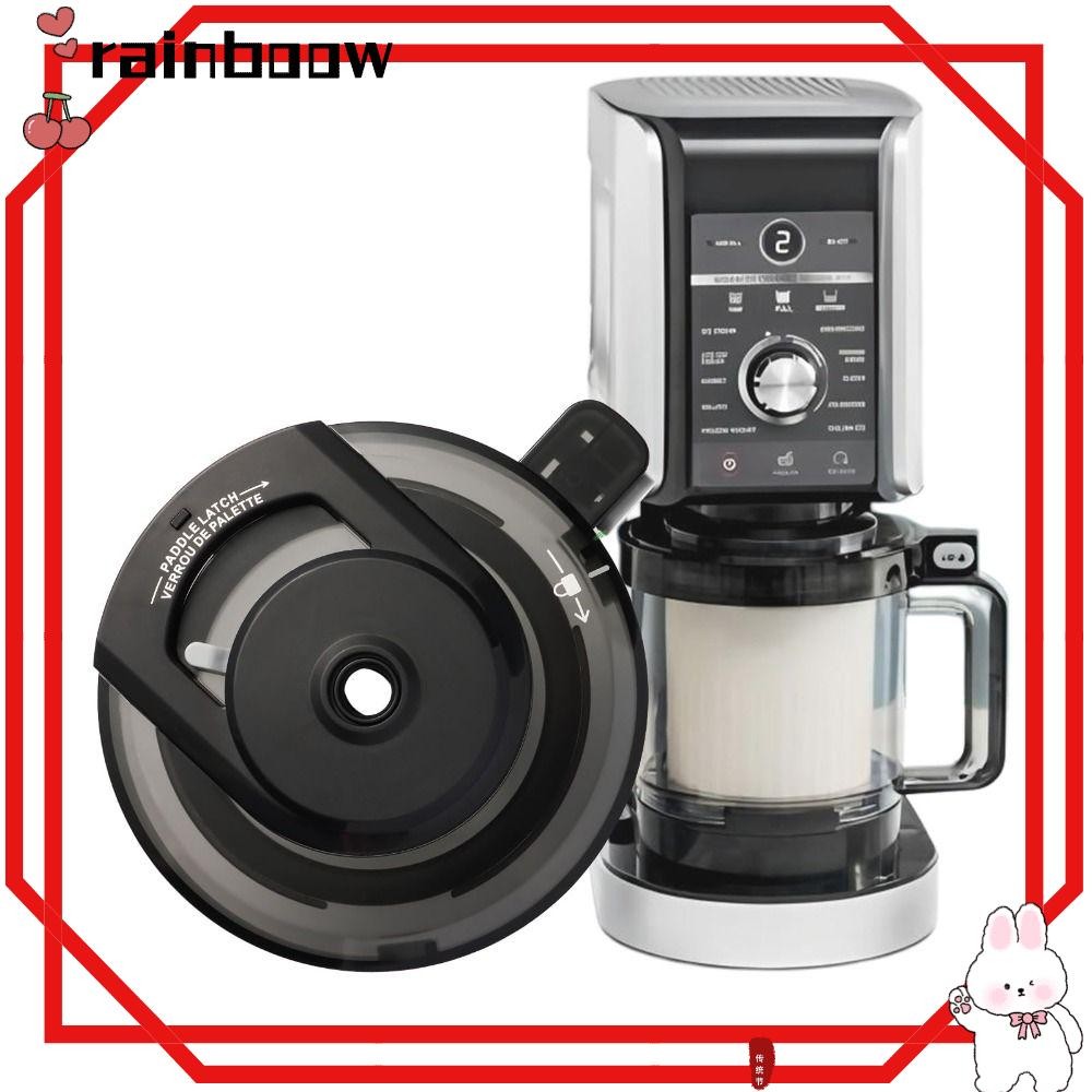 ฝาครอบชามด้านนอก RAINBOW, นํากลับมาใช้ใหม่ BPA ฟรีสําหรับ Creami Deluxe ฝาปิด, ชิ้นส่วนทําไอศกรีม PC