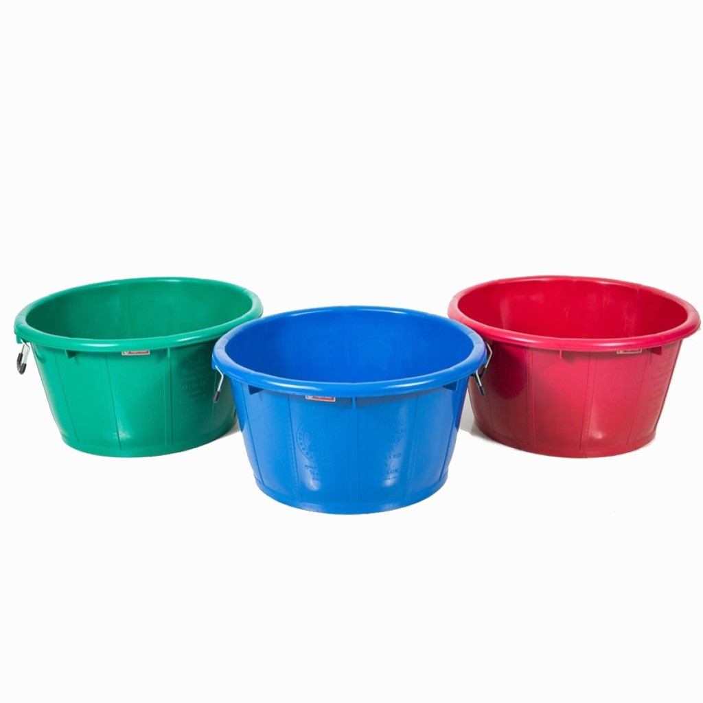 กะละมังพลาสติก 46 ลิตร (เบอร์ 8 ตรางู) หูเหล็ก กะละมังมีหูจับ แข็งแรง ตะกร้าใส่ของ กะลังมังก้นลึก