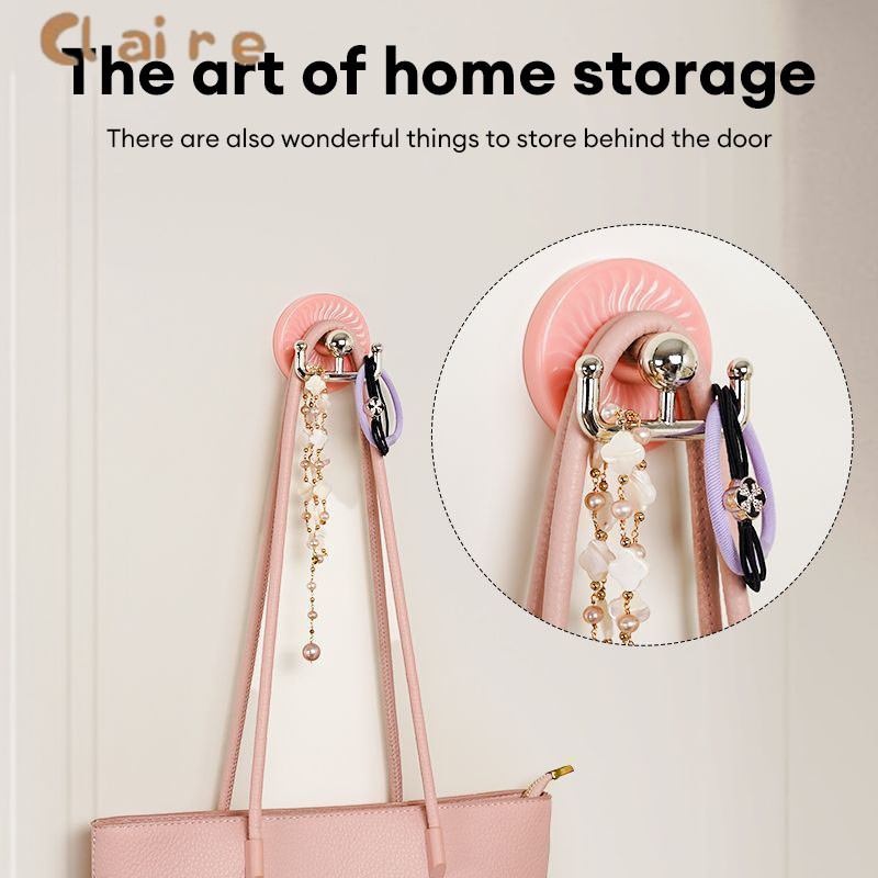 COD ตะขอถ้วยดูด ฮุกไม่ที่รักรอยไม่ต้องเจาะรู ใช้ได้ที่ครัว&ห้องน้ำ ขแขวนเสื้อหมวกบนผนัง โดปามีนสไตล์ ใช้ง่ายง่าย Claire - รูปที่ 6