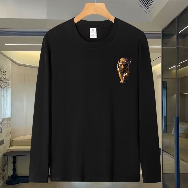 เวอร์ชั่นเกาหลีสไตล์ใหม่ฤดูใบไม้ผลิฤดูใบไม้ร่วง 2025 พิมพ์ใหม่สไตล์ฮ่องกงฤดูใบไม้ร่วงฤดูหนาว COD รอบ