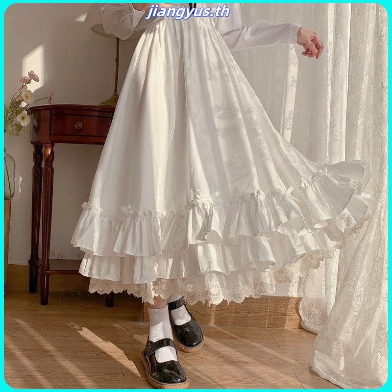 AiViiVINTAGE MORI GOTHIC LOLITA MAXI LONG SKIRT