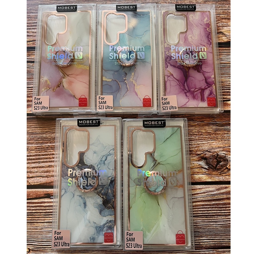 เคส S24 Ultra / S23 Ultra Case Marble + Ring  Mobest เคสลายหินอ่อน มีแหวน ( THพร้อมส่ง ในไทย )