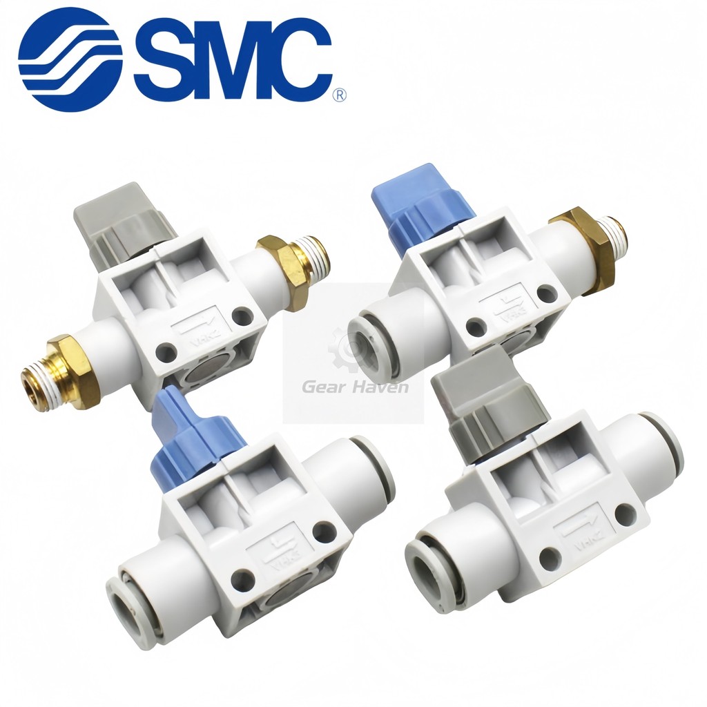 SMC นิวเมติกสวิทช์วาล์ว VHK2-VHK3-04F-06F-08F-10F-12F คู่มือวาล์ว Vent Vent