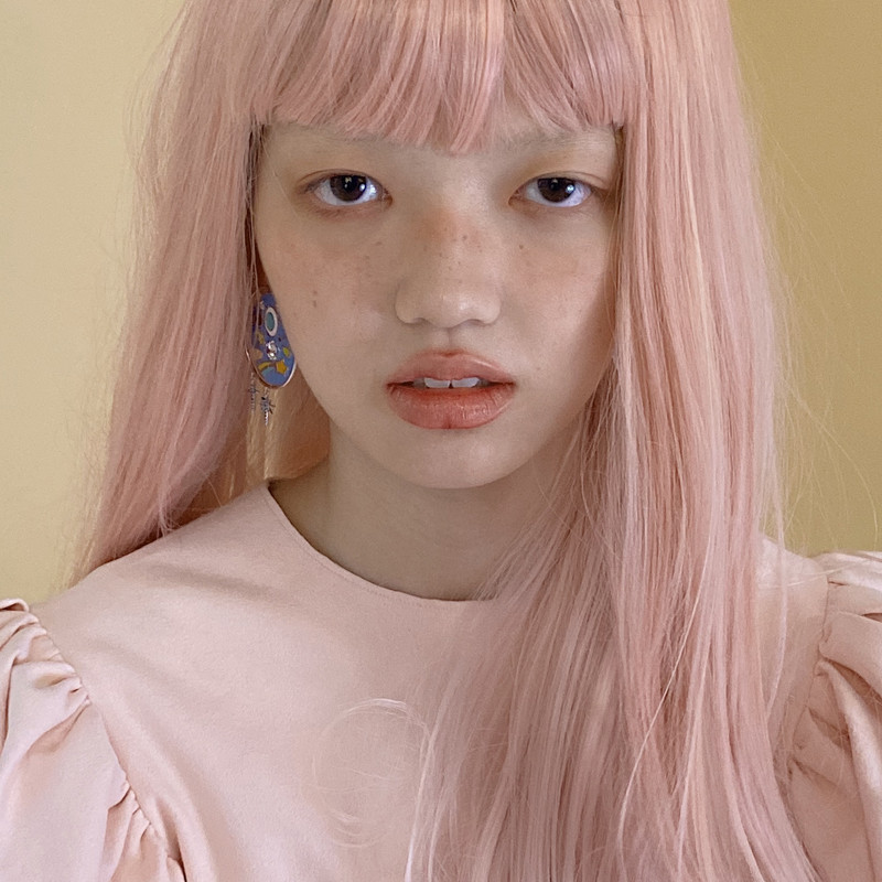 YVMIN YVMIN Comic Eye Series Star Eye กระพริบร้องไห้ต่างหูตา