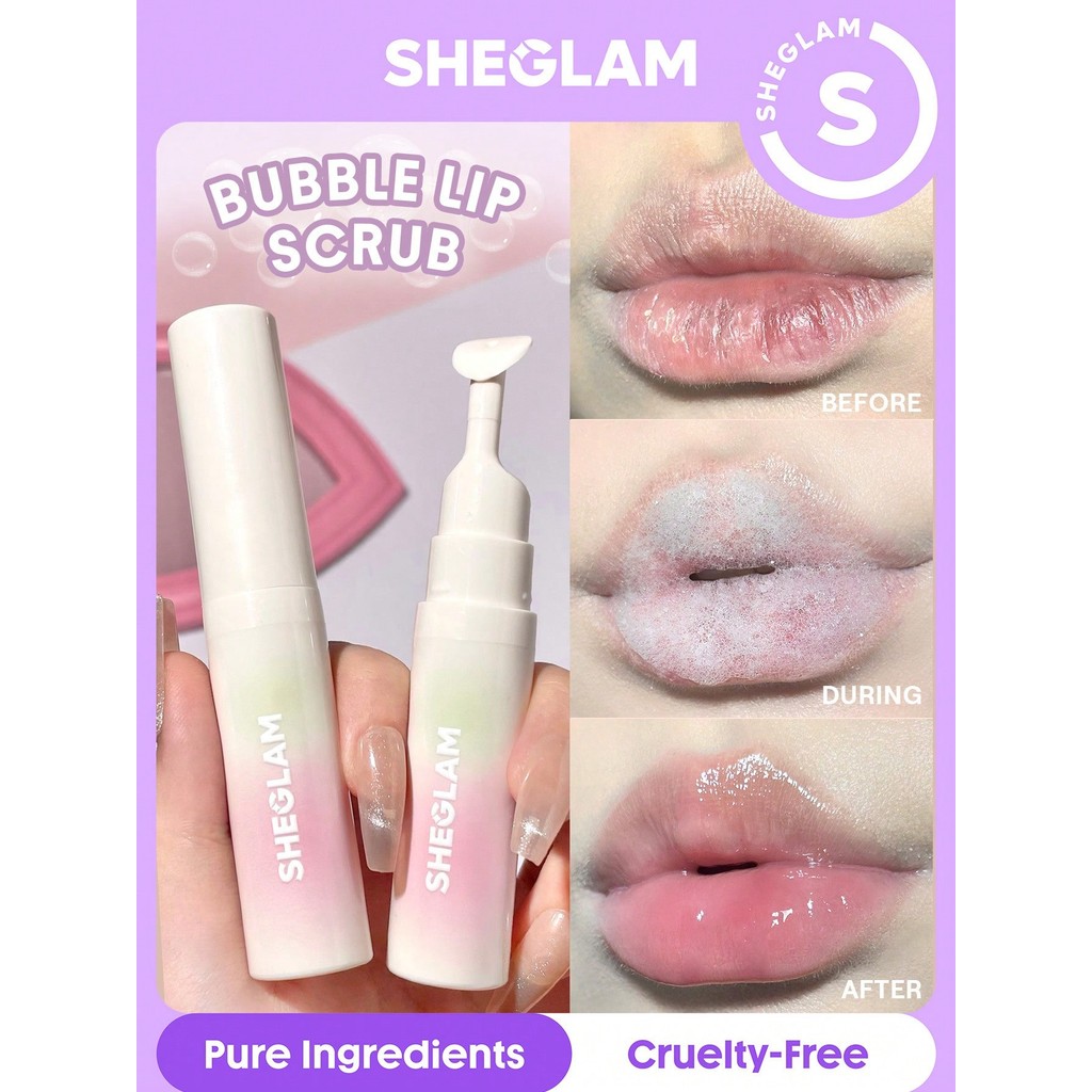 SHEGLAM Bubble Buff Lip Scrub สกินแคร์
