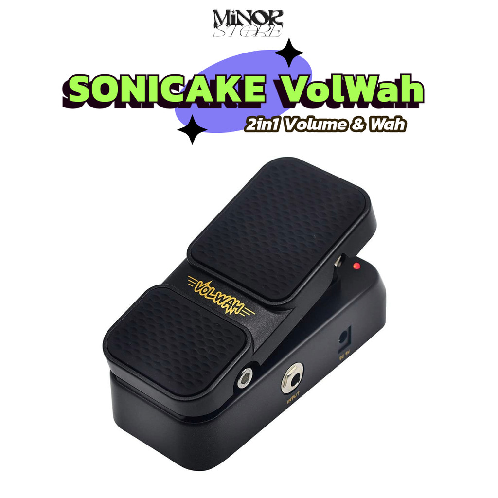 SONICAKE VolWah Active VolumeControl&Wah ExpressionPedal